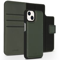 Accezz Premium Leather 2 in 1 Wallet Bookcase iPhone 13 Mini - Groen