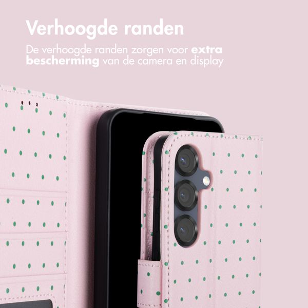 imoshion Design Bookcase Samsung Galaxy S25 - Happy Dots