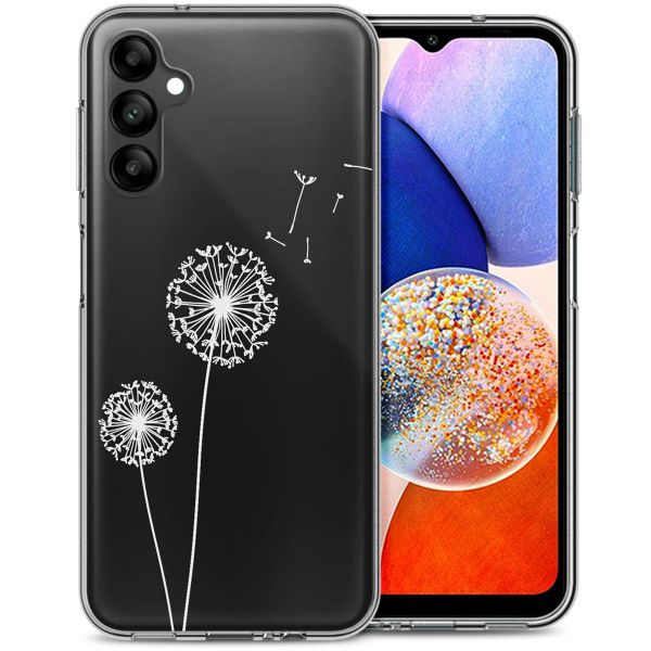 imoshion Design hoesje Samsung Galaxy A14 (5G/4G) - Paardenbloem - Wit