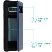 imoshion Backcover met pashouder Samsung Galaxy S10 - Donkerblauw