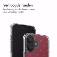 imoshion Design hoesje Apple iPhone 17 - Crush Check Coral Dust