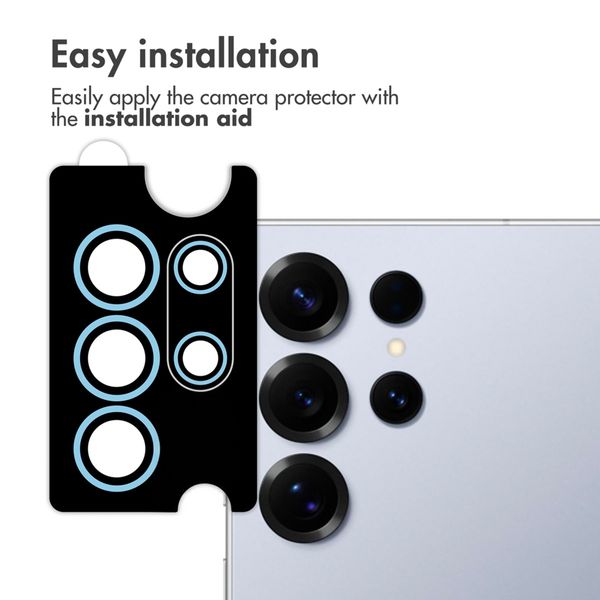 imoshion Camera Protector Glass 2-pack Samsung Galaxy S25 Ultra - Titanium Silverblue