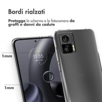 Accezz Clear Backcover Motorola Edge 30 Neo - Transparant