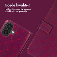 imoshion Design Bookcase Apple iPhone 16 - Crush Check Coral Dust