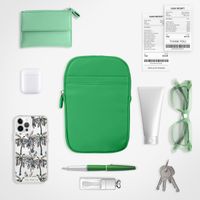 Selencia Telefoontasje Crossbody Sports - Kunstleer - Groen