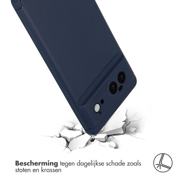 imoshion Carbon Softcase Backcover Google Pixel 6 - Blauw