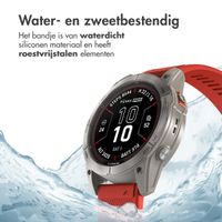 imoshion QuickFit® Siliconen bandje  - Garmin 26 mm aansluiting - Rood