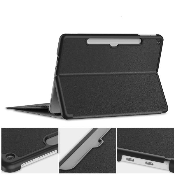 imoshion Trifold Bookcase Microsoft Surface Pro 12 - Zwart