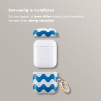 Selencia Vivid Case Apple AirPods 1 / 2 - Wave Vibes Classic Blue