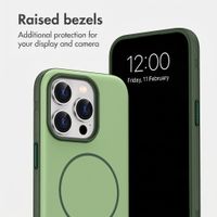 imoshion Colour Back Cover with Thin MagSafe Ring Apple iPhone 15 Pro - Dark Green
