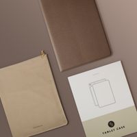 Selencia Riva Bookcase Samsung Galaxy Tab S11 - Mocha Brown