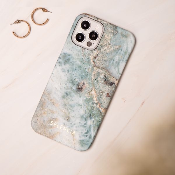 Selencia Maya Fashion Backcover Samsung Galaxy A53 - Marble Blue