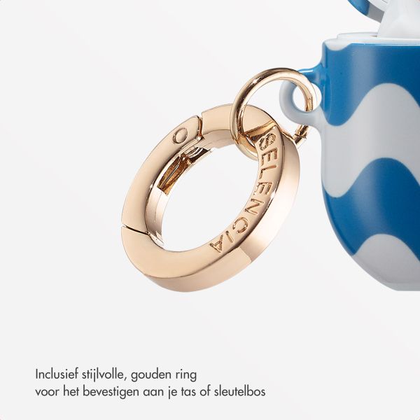 Selencia Vivid Case Apple AirPods Pro 2 - Wave Vibes Classic Blue