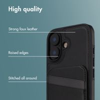 imoshion Back Cover with Card Holder and Stand Apple iPhone 17 - Black