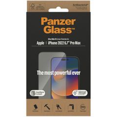 PanzerGlass Ultra-Wide Fit Anti-Bacterial Screenprotector incl. applicator Apple iPhone 14 Pro Max