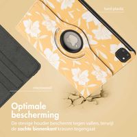 imoshion 360° Draaibare Design Bookcase Apple iPad Pro 11 (2024) M4 - Yellow Flowers