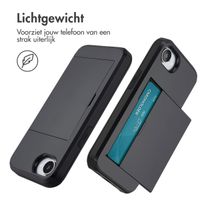 imoshion Backcover met pasjeshouder iPhone 16e - Zwart