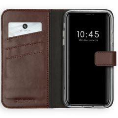 Selencia Echt Lederen Bookcase Apple iPhone 11 - Bruin