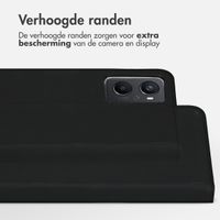 Accezz Wallet Softcase Bookcase Oppo A96 5G - Zwart