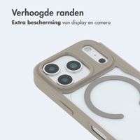 imoshion Transparante Bookcase met MagSafe Apple iPhone 17 Pro Max - Beige