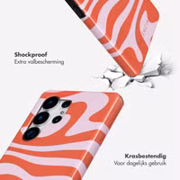 Selencia Vivid Backcover Samsung Galaxy S25 Ultra - Dream Swirl Pink