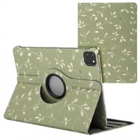 imoshion 360° Draaibare Design Bookcase Apple iPad Pro 11 (2025) M5 / (2024) M4 - Green Flowers