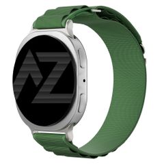 Accezz Nylon Alpine bandje Samsung Galaxy Watch 9 (40/44mm) / Watch 8 (40/44mm) / Classic (46mm) - Olive Green