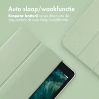 Accezz Smart Silicone Bookcase Apple iPad 6 (2018) 9.7 inch / iPad 5 (2017) 9.7 inch - Lichtgroen