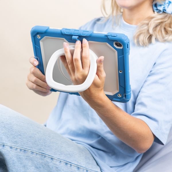 imoshion Rugged Kidsproof Backcover Apple iPad 6 (2018) 9.7 inch / iPad 5 (2017) 9.7 inch / Air 2 (2014)/Air 1 (2013) - Blauw