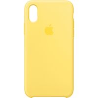 Apple Silicone Backcover iPhone Xs / X - Canary Yellow