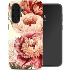 Selencia Vivid Back Cover Samsung Galaxy A37 (5G) - Vintage Peony