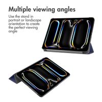 imoshion Trifold Book Case Apple iPad Pro 11 (2025) M5 / (2024) M4 - Dark Blue