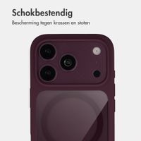 Accezz Hold Backcover met MagSafe Apple iPhone 18 Pro / 17 Pro - Dark Cherry