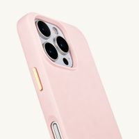 Selencia Rivièra MagSafe Backcover met afneembare haakjes Apple iPhone 16 Pro - Sorbet Pink