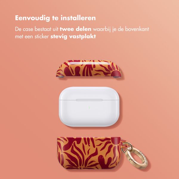 Selencia Vivid Case Apple AirPods Pro - Tropical Vibes Apricot