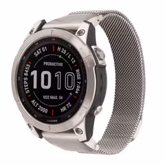 imoshion QuickFit® Milanees bandje Garmin Watch | 22 mm aansluiting - Starlight