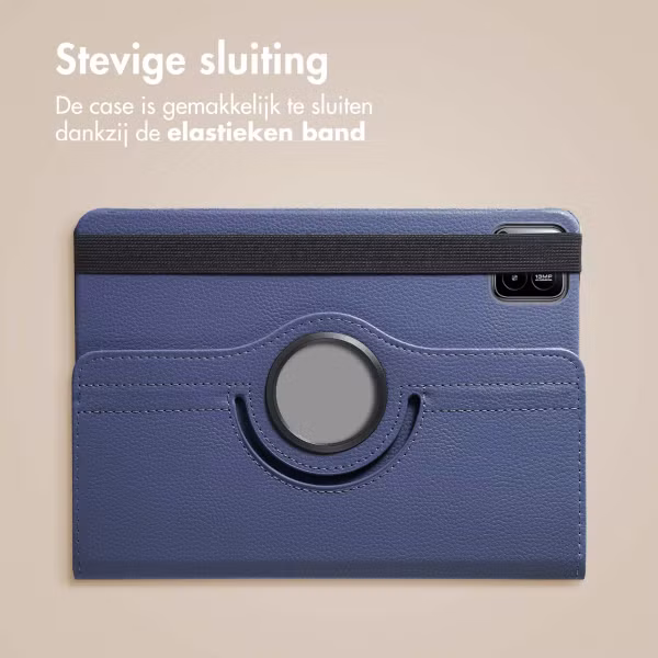 imoshion 360° draaibare Bookcase Xiaomi Pad 7 / 7 Pro - Donkerblauw