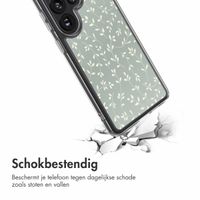 imoshion Design hoesje Samsung Galaxy S26 Ultra - Smoke Green Flowers