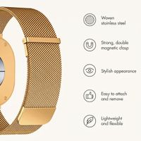 imoshion Milanese Magnetic Band Samsung Galaxy Watch 9 (40/44mm) / Watch 8 (40/44mm) / Classic (46mm) - Gold