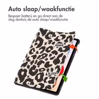 imoshion Design Trifold Bookcase Xiaomi Redmi Pad 2 Pro - Leopard