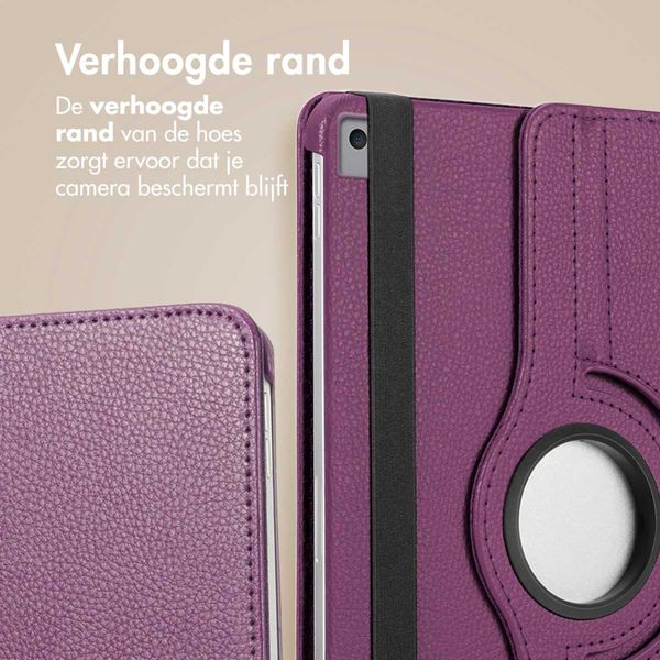 imoshion 360° draaibare Bookcase Apple iPad Air 3 (2019) / Pro 10.5 (2017) - Paars