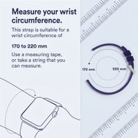 imoshion Silicone strap Samsung Galaxy Watch 4 / 5 / 6 / 7 / FE (20 mm) - Black