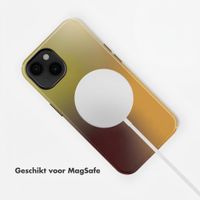 Selencia Vivid Backcover met MagSafe Apple iPhone 14 - Gradient Olive Dust