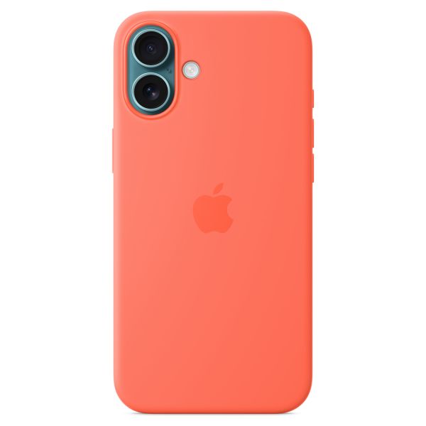 Apple Silicone Backcover MagSafe Apple iPhone 16 Plus - Tangerine Orange