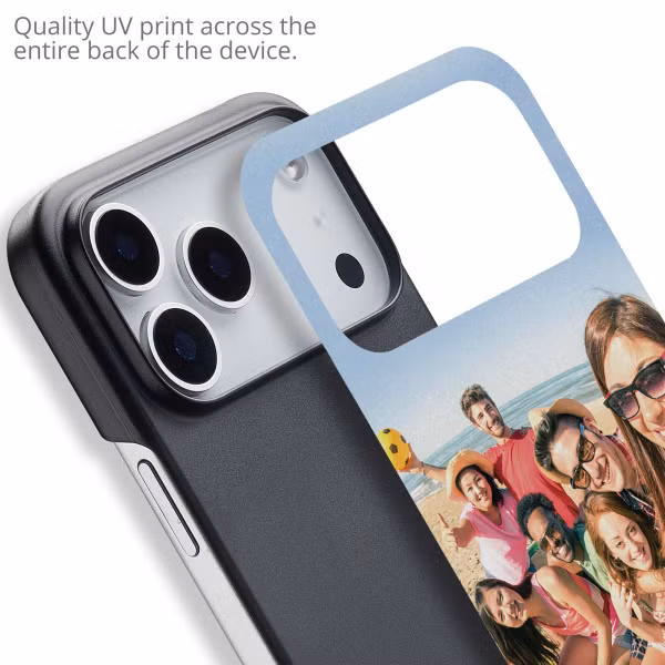 Ontwerp je eigen hardcase hoesje Apple iPhone 17 Pro - Zwart