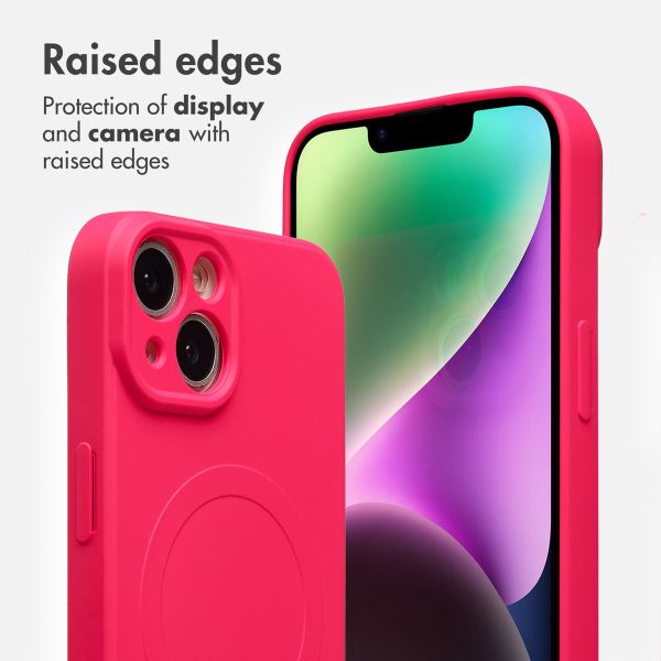 imoshion Colour Back Cover with MagSafe Apple iPhone 14 - Neon Pink