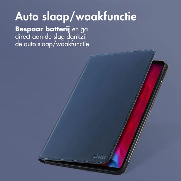 Accezz Classic Tablet Case Apple iPad Pro 11 (2022 / 2021 / 2020 / 2018) - Donkerblauw