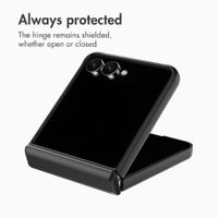 Accezz Colour Back Cover with MagSafe and Ring Stand Samsung Galaxy Z Flip 8 - Black
