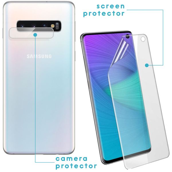 imoshion Screenprotector Folie 3 Pack + Camera Protector Galaxy S10