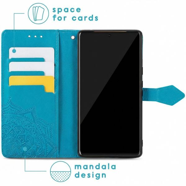 imoshion Mandala Bookcase Google Pixel 6 Pro - Turquoise